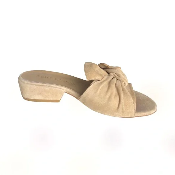 Stuart Weitzman Sandals Beige Suede - Picture 4 of 9